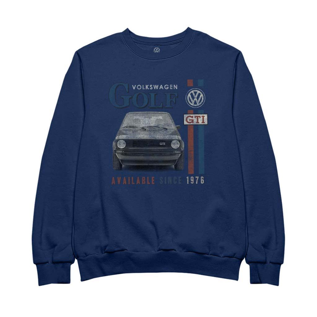Volkswagen Golf GTI Racing Distressed Men's Sweatshirt product image 1