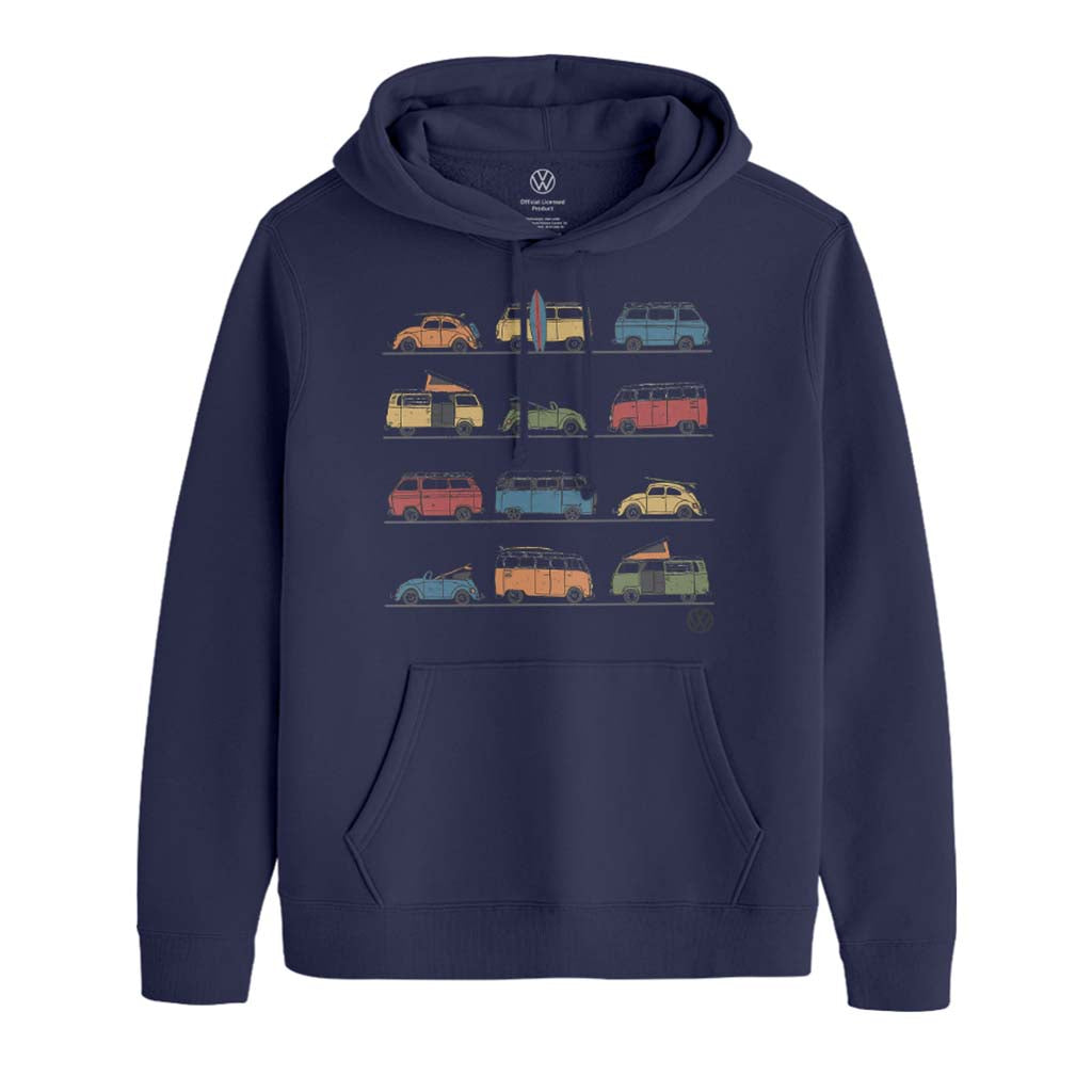 Volkswagen Vans And Beetles Men's Hooded Sweatshirt product image 1
