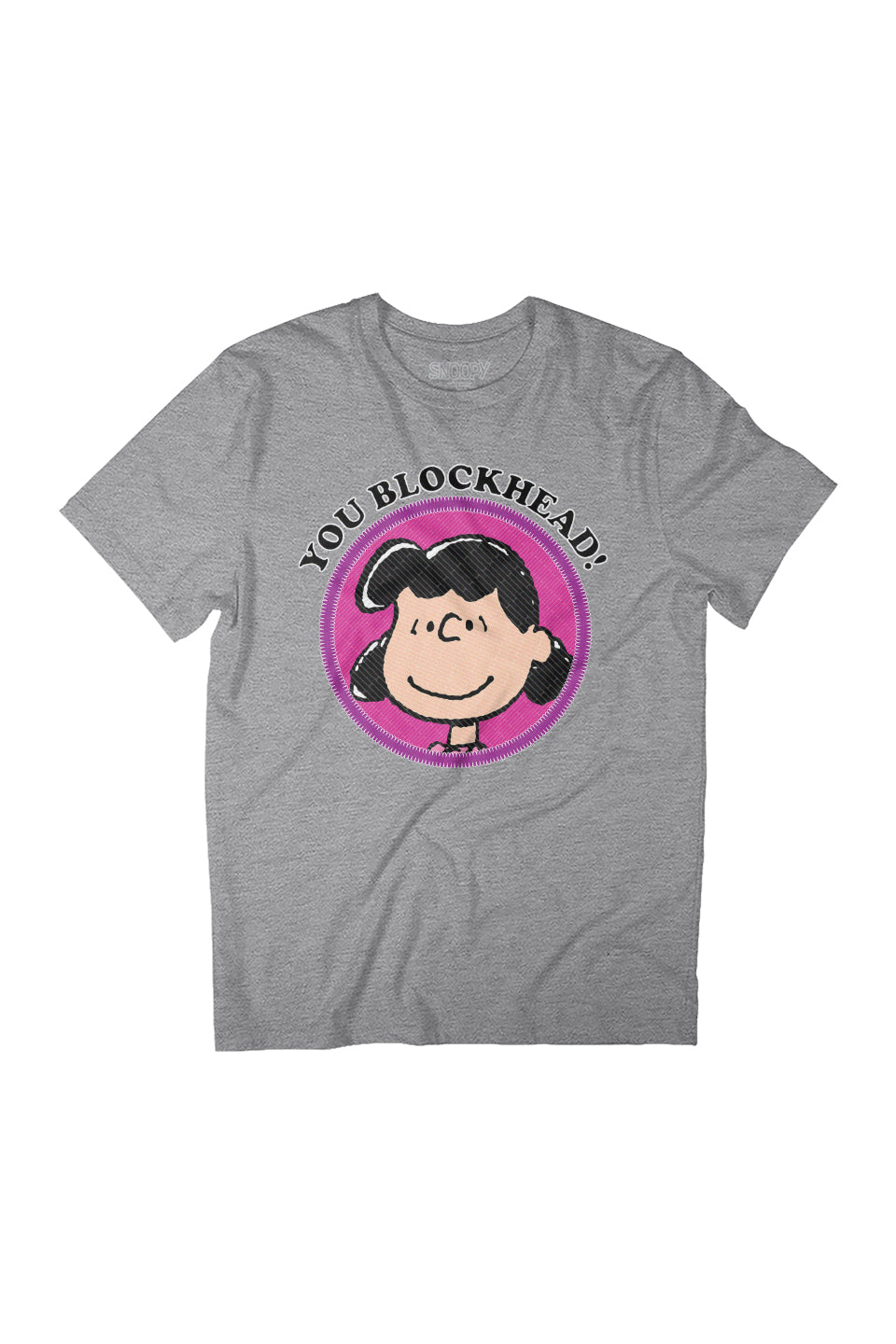 Peanuts You Blockhead Lucy Badge Women's Relaxed Fit T-Shirt product image 1