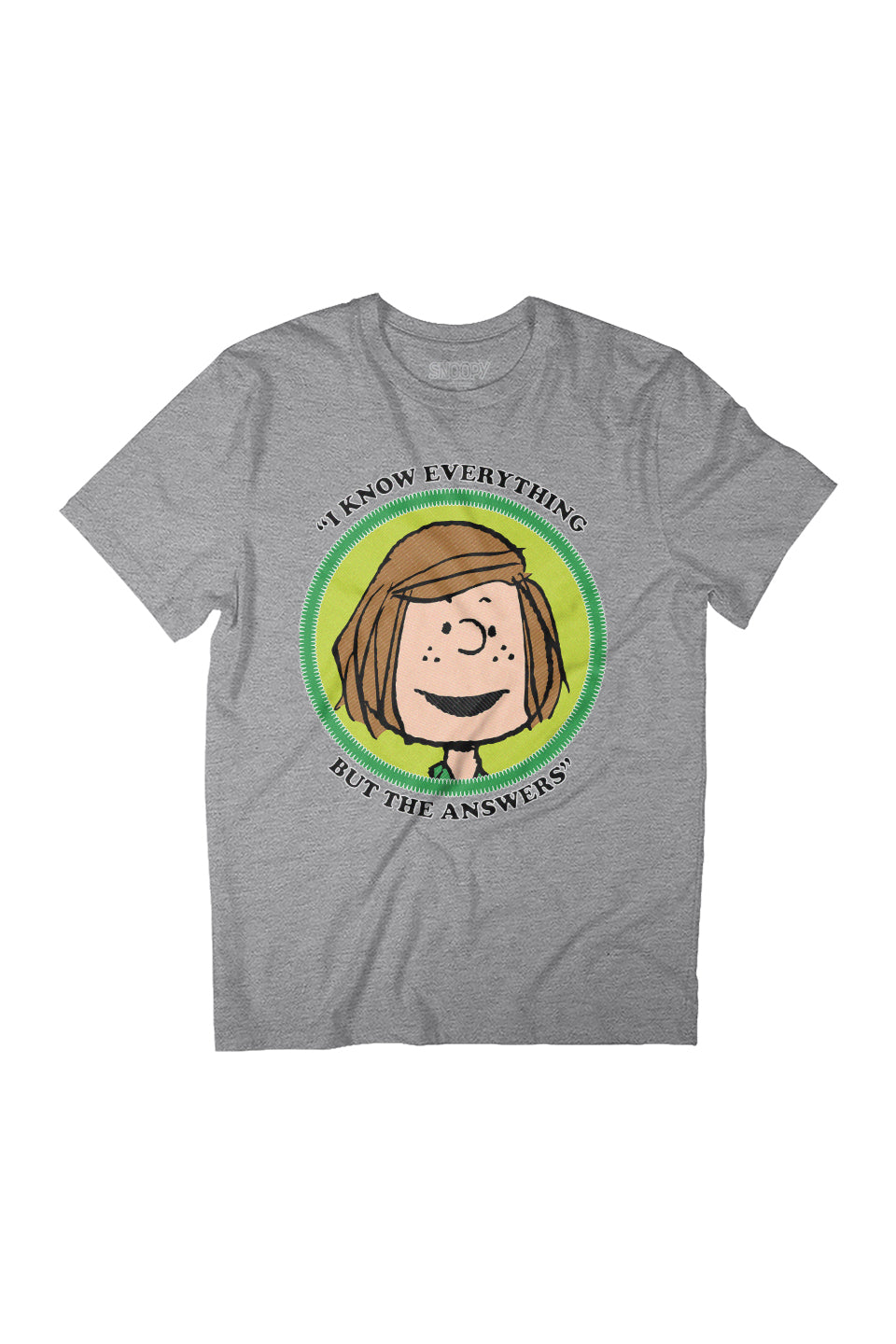Peanuts Peppermint Patty Badge Women's Relaxed Fit T-Shirt product image 1