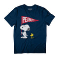 Peanuts Snoopy & Woodstock Flag Women's Relaxed Fit T-Shirt product image 1