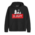 Peanuts Snoopy Red Block Text Men's Hooded Sweatshirt product image 1