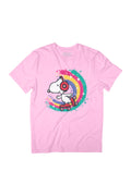 Peanuts Snoopy Roller Skating Rainbow Women's Relaxed Fit product image 1