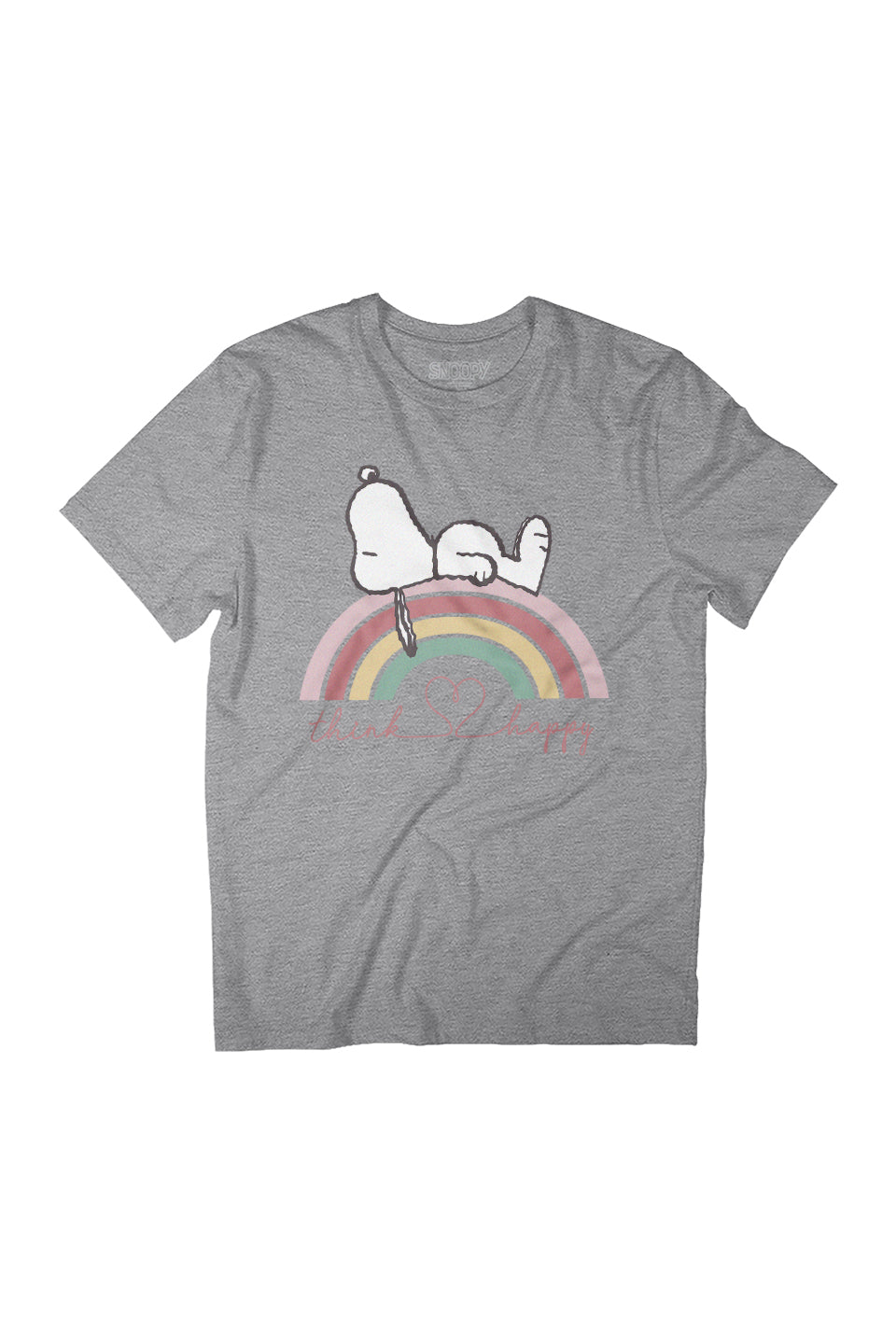 Peanuts Snoopy Rainbow Think Happy Women's Relaxed Fit product image 1