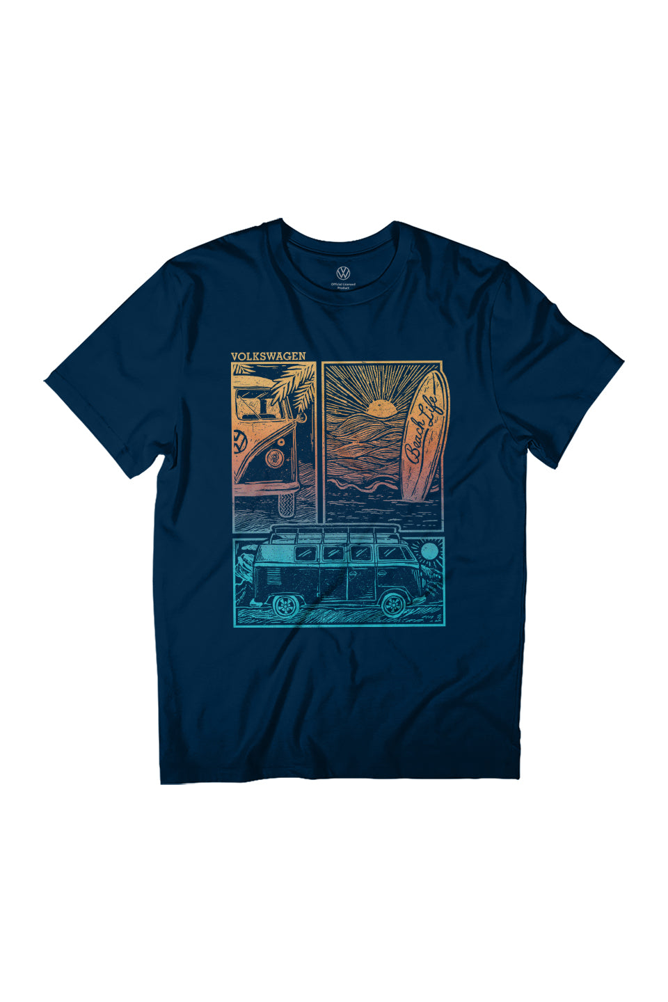 Volkswagen Beach Life Camper Sunset Doodle Women's Relaxed product image 1