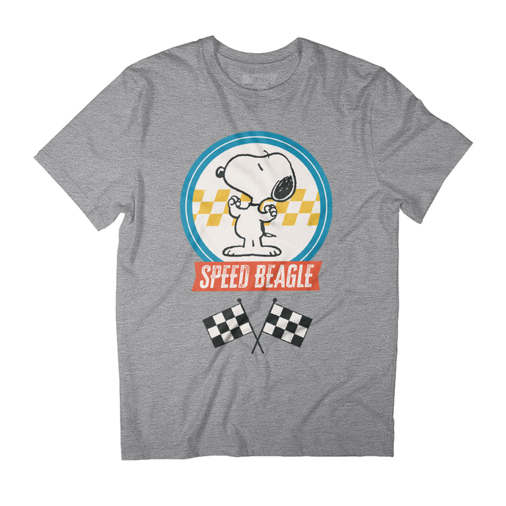 Peanuts Speed Beagle Snoopy Racing Men's T-Shirt product image 1