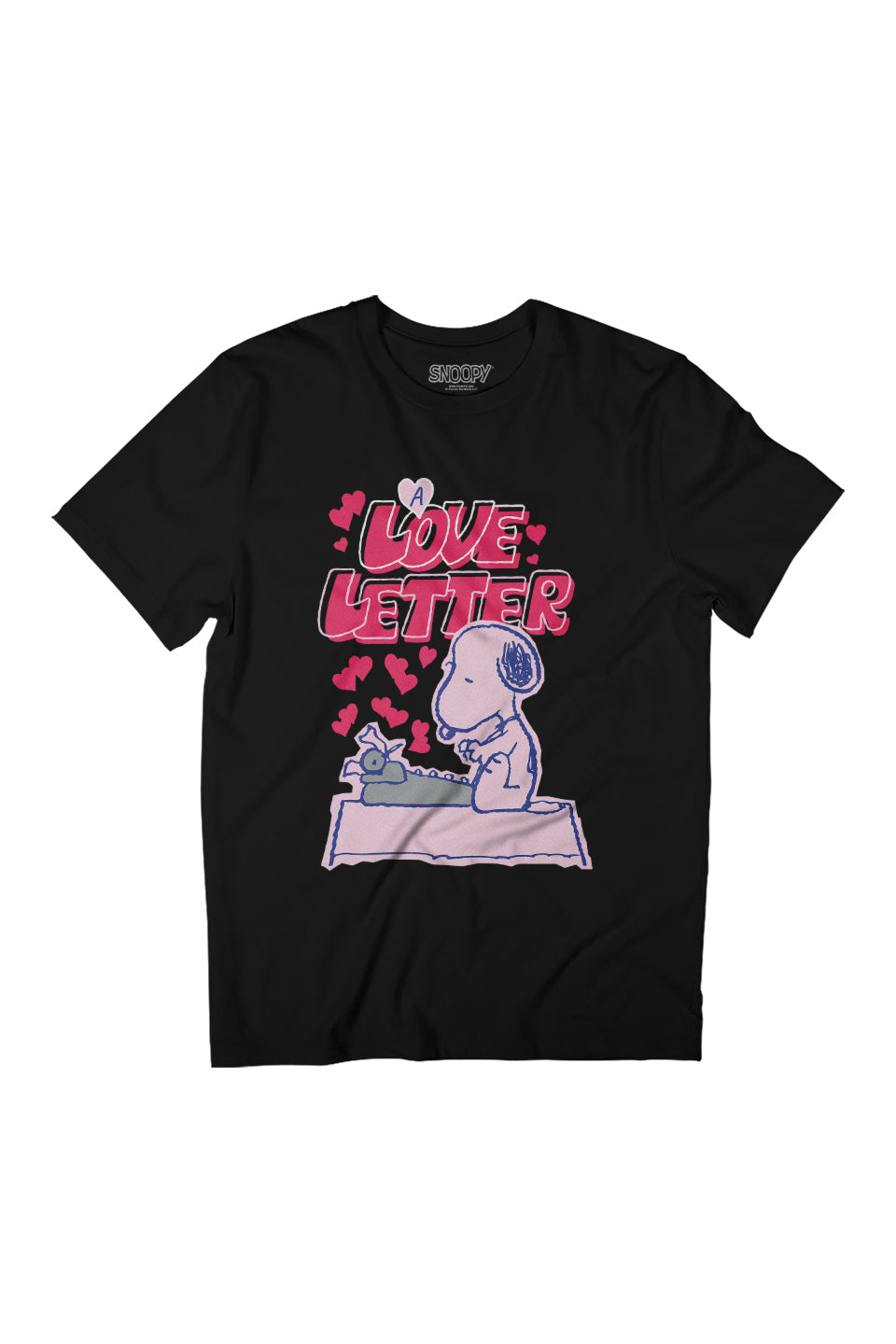 Peanuts Snoopy Typing A Love Letter Valentines Day Women's product image 1