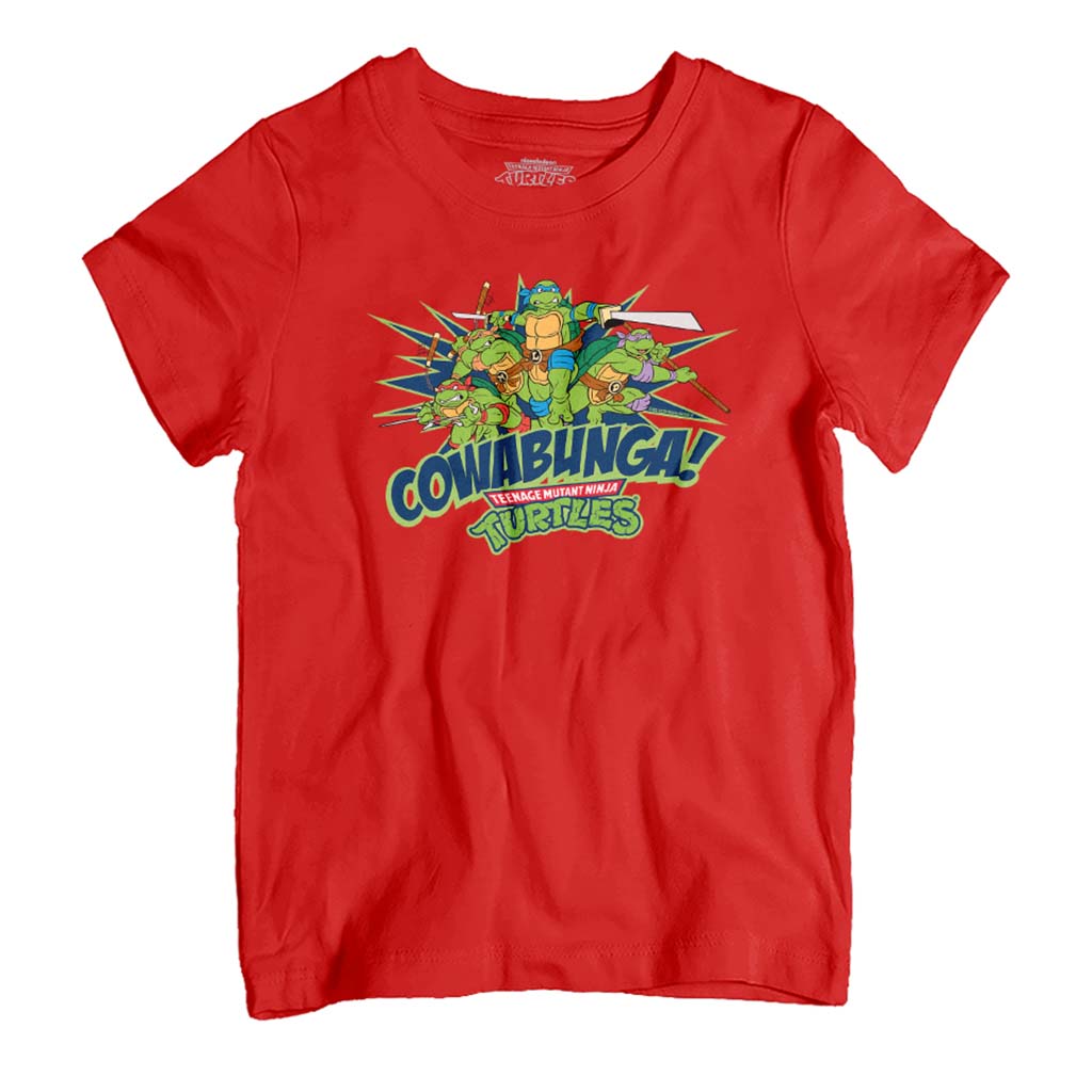 TMNT Cowabunga! Leo Raph Donnie & Mikey Kid's T-Shirt product image 1