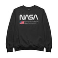 NASA Classic Worm Text Logo US Flag Men's Sweatshirt product image 1