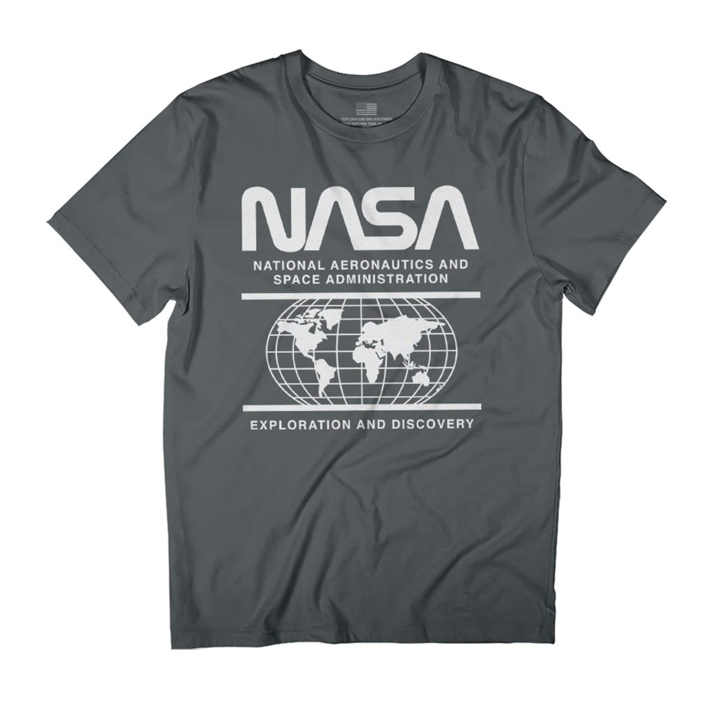 NASA Exploration And Discovery Retro Globe Men's T-Shirt product image 1