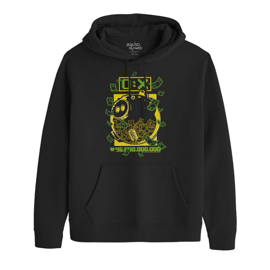 Squid Game Prize Money Piggy Bank Men's Hooded Sweatshirt product image 1