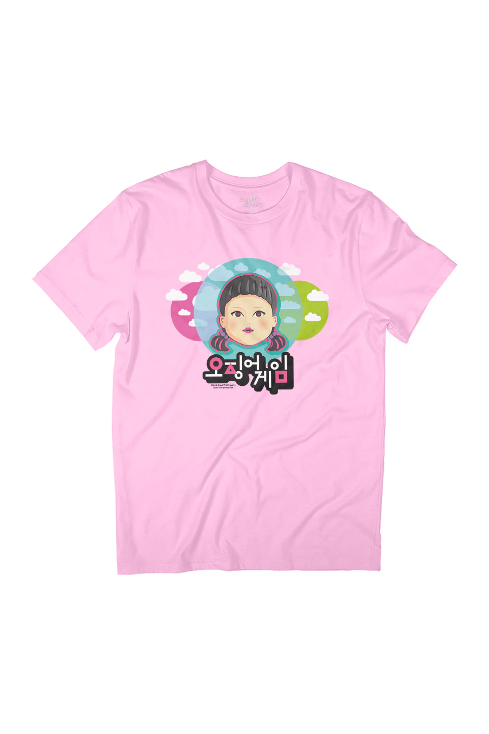 Squid Game Red Light Green Doll Face Clouds Women's Relaxed product image 1