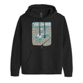 Volkswagen Beetle 70s Retro British Towns Cities Poster Men's Hooded Sweatshirt