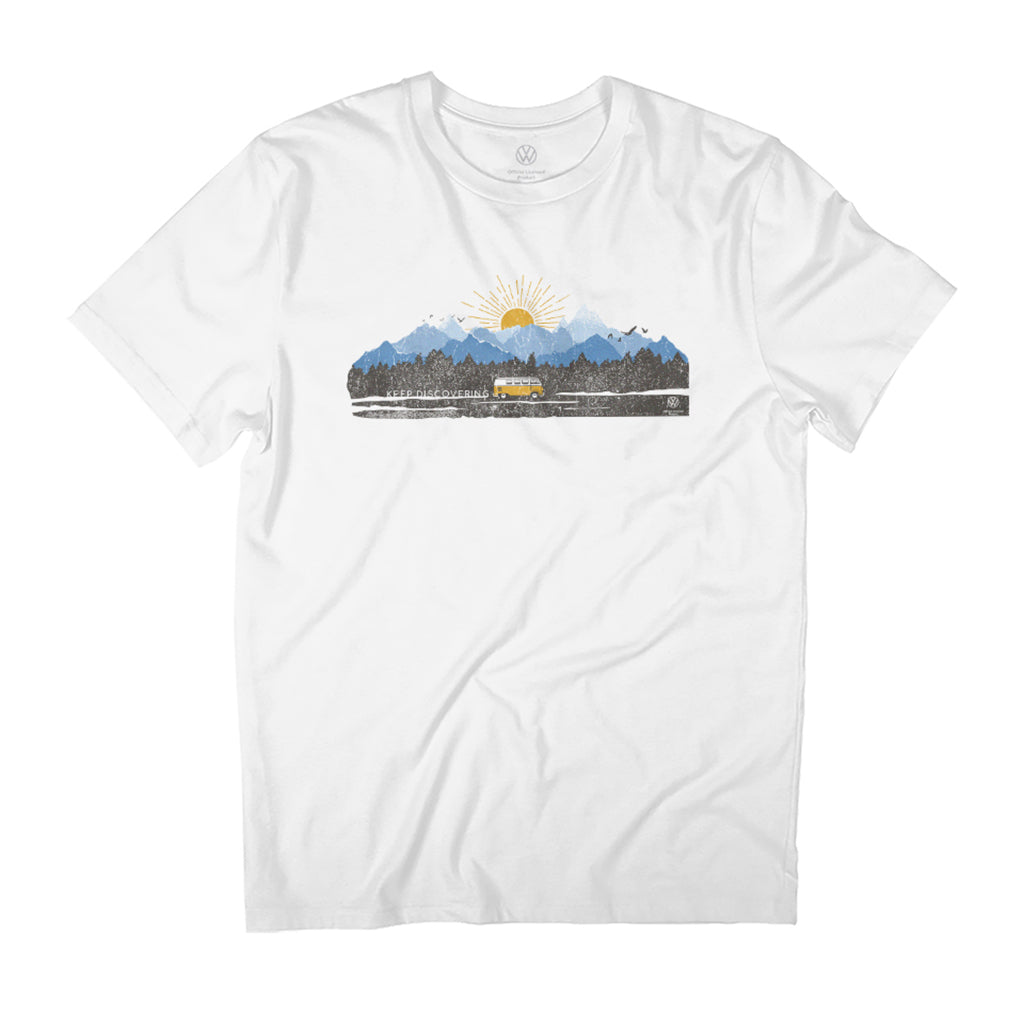 Volkswagen Campervan Mountain Scene Keep Discovering Men's product image 1