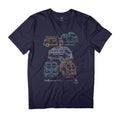Volkswagen Campervans British Surfing Beaches Men's T-Shirt product image 1