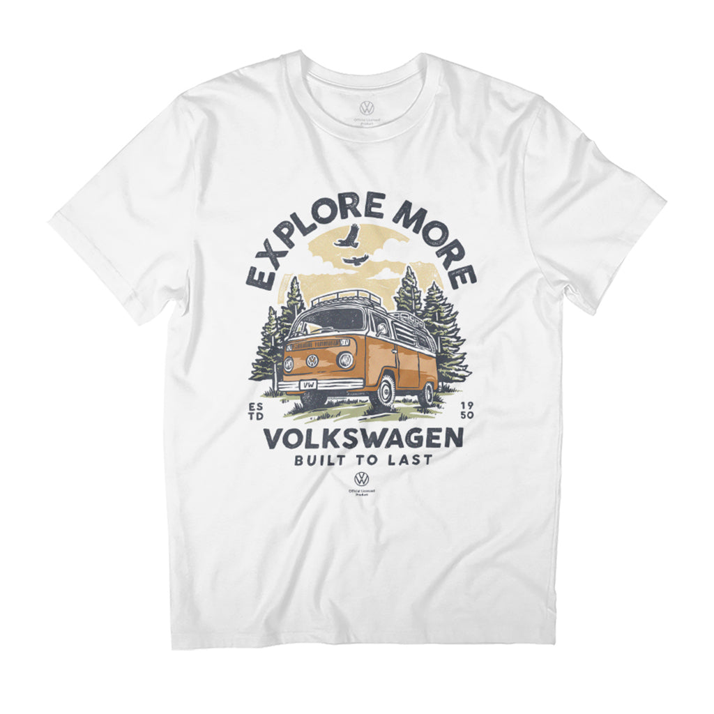 Volkswagen Type 2 T2 Campervan Explore More Men's T-Shirt product image 1