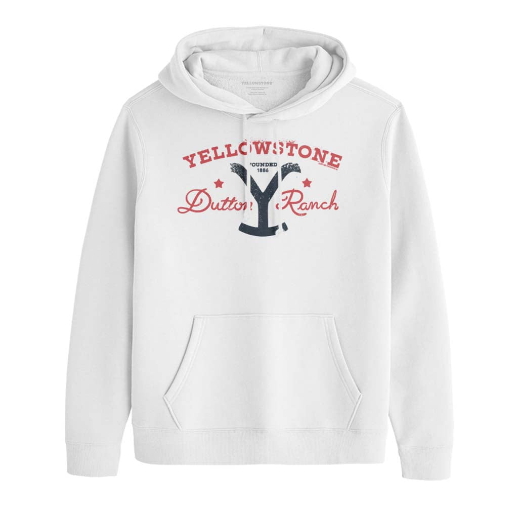 Yellowstone Dutton Ranch Founded 1886 Men's Hooded product image 1