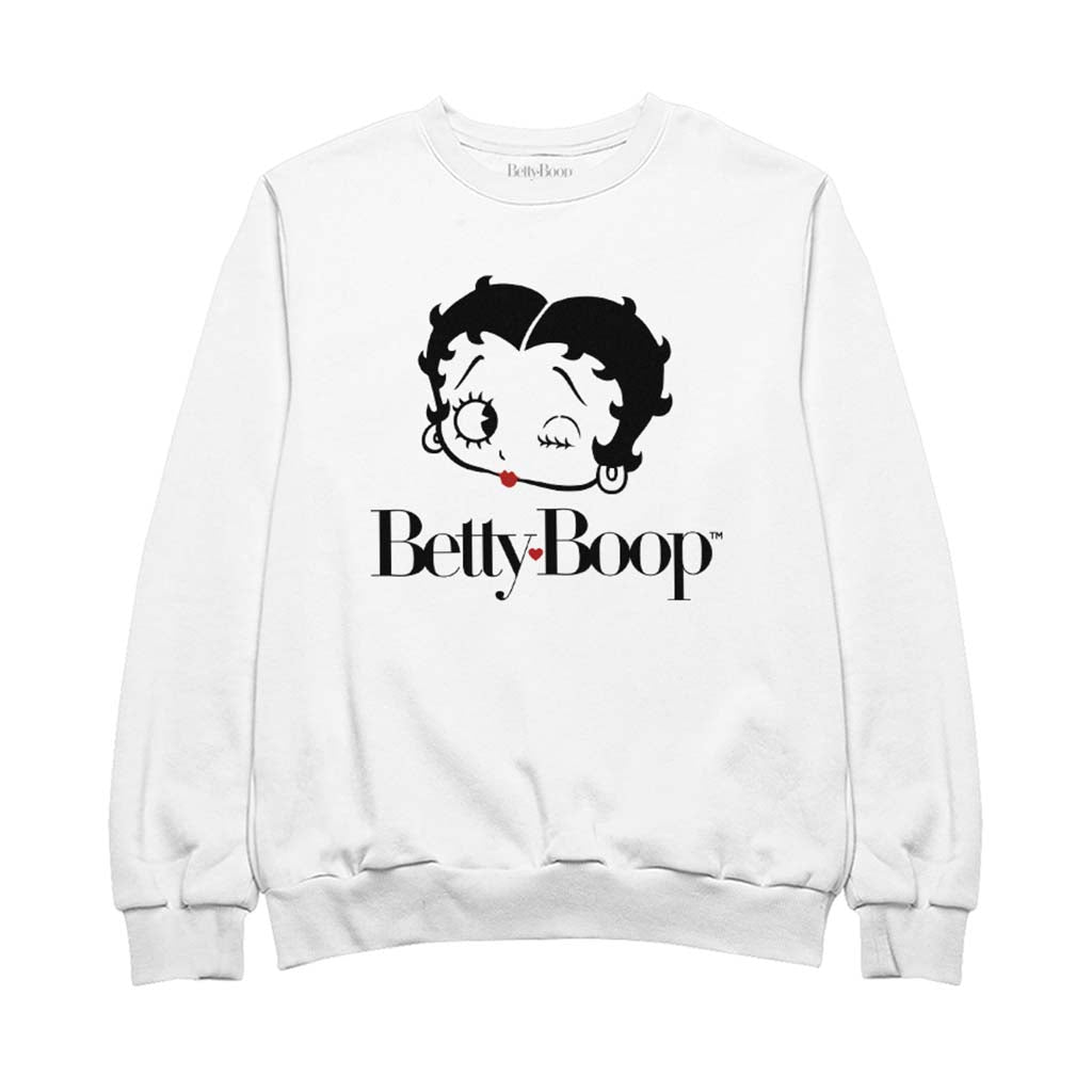 Betty Boop Red Heart Women's Sweatshirt product image 1