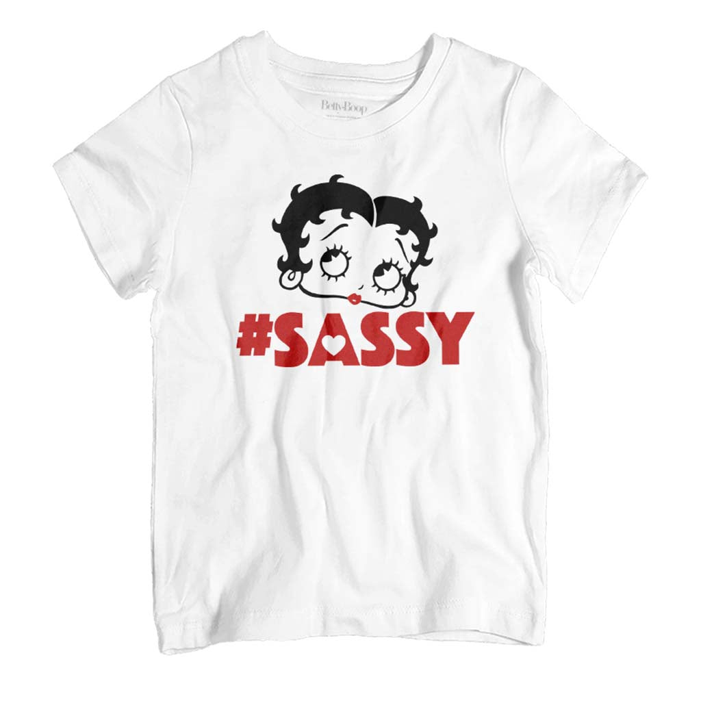 Betty Boop Heart Hashtag Sassy Kid's T-Shirt product image 1