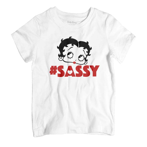 Betty Boop Heart Hashtag Sassy Kid's T-Shirt product image 1