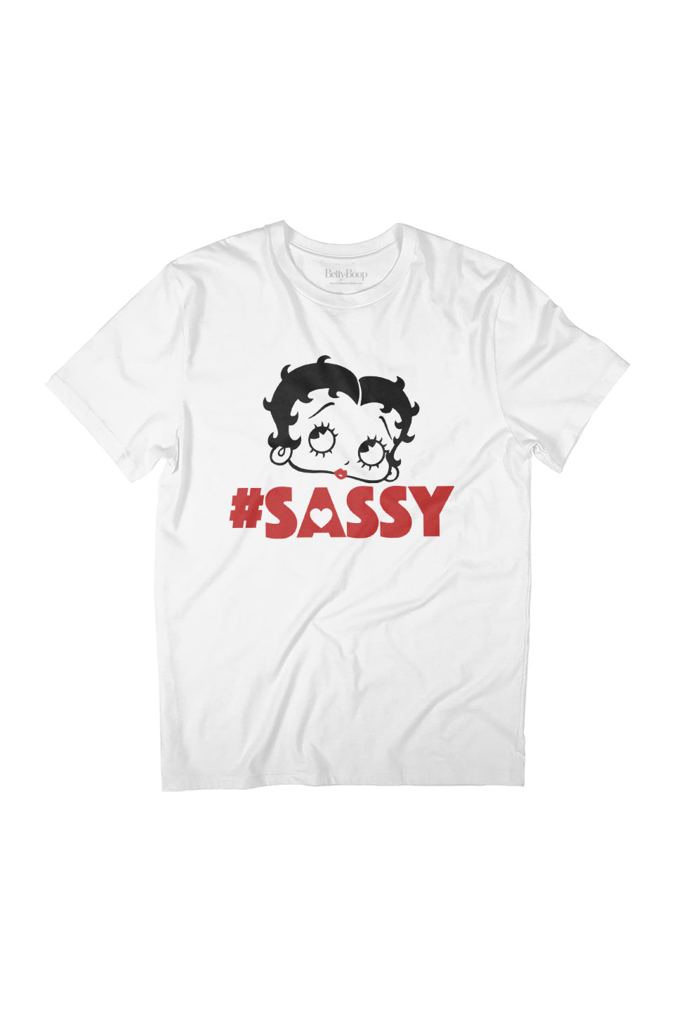 Betty Boop Heart Hashtag Sassy Women's Relaxed Fit T-Shirt product image 1