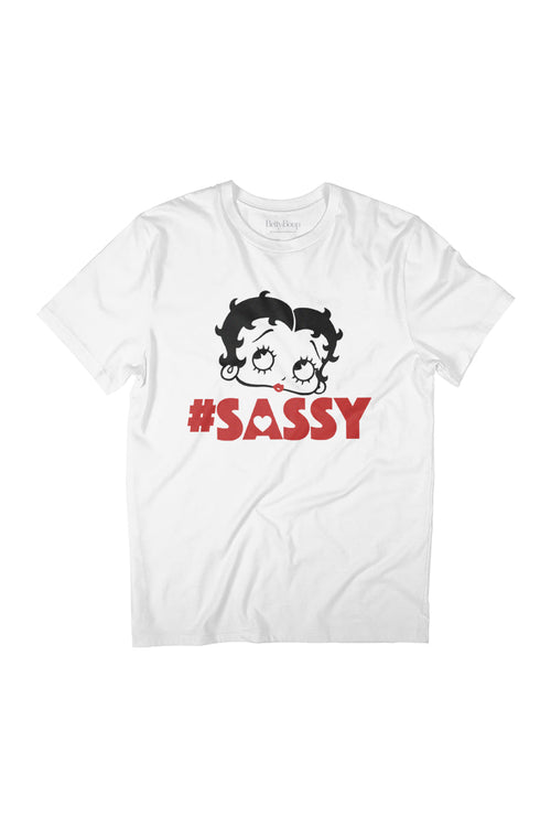 Betty Boop Heart Hashtag Sassy Women's Relaxed Fit T-Shirt product image 1