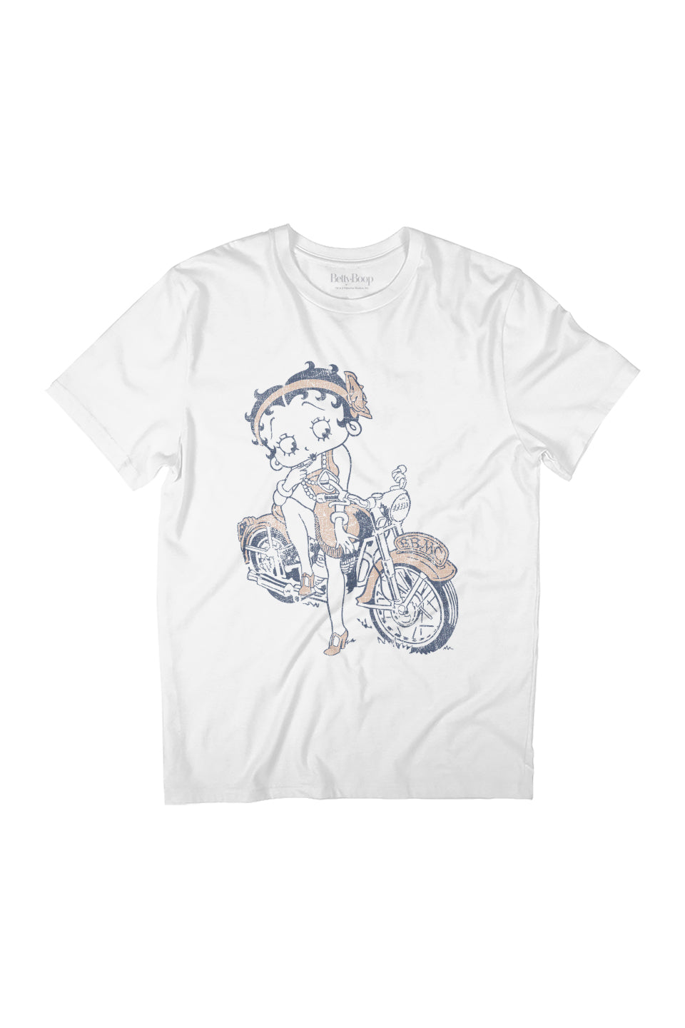 Betty Boop Flapper Girl Biker Women's Relaxed Fit T-Shirt product image 1