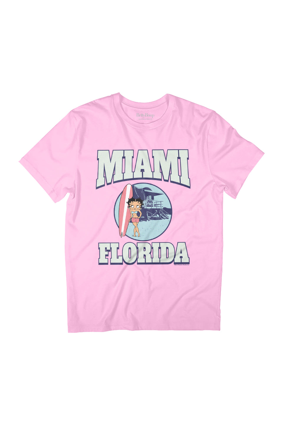 Betty Boop Miami Florida Surf Scene Women's Relaxed Fit product image 1