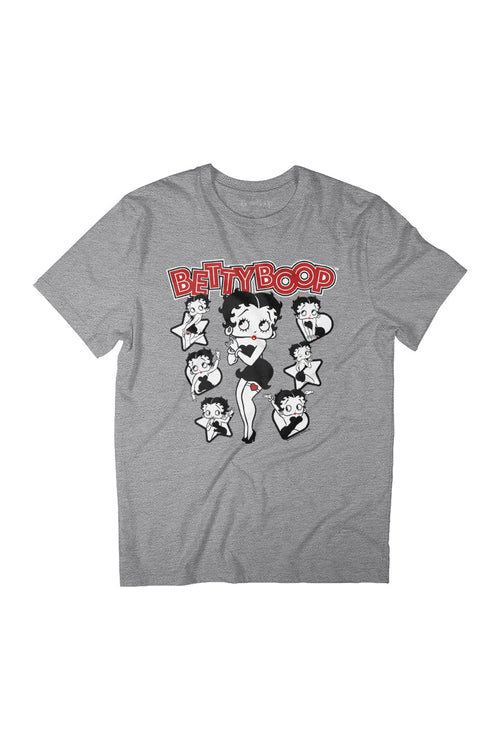 Betty Boop Hearts And Stars Poses Women's Relaxed Fit product image 1