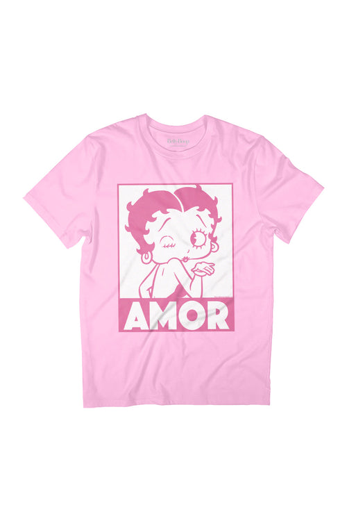 Betty Boop Amor Wink Kiss Women's Relaxed Fit T-Shirt product image 1