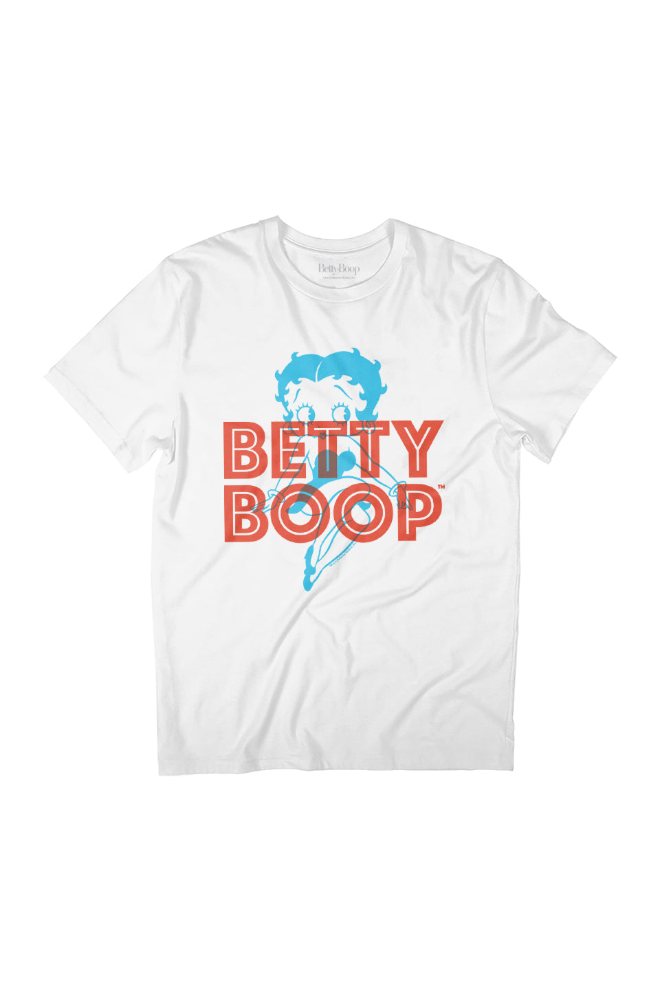 Betty Boop Red And Blue Sitting Pose Women's Relaxed Fit product image 1