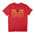 Spain Retro Stripe World Cup Football Men's T-Shirt