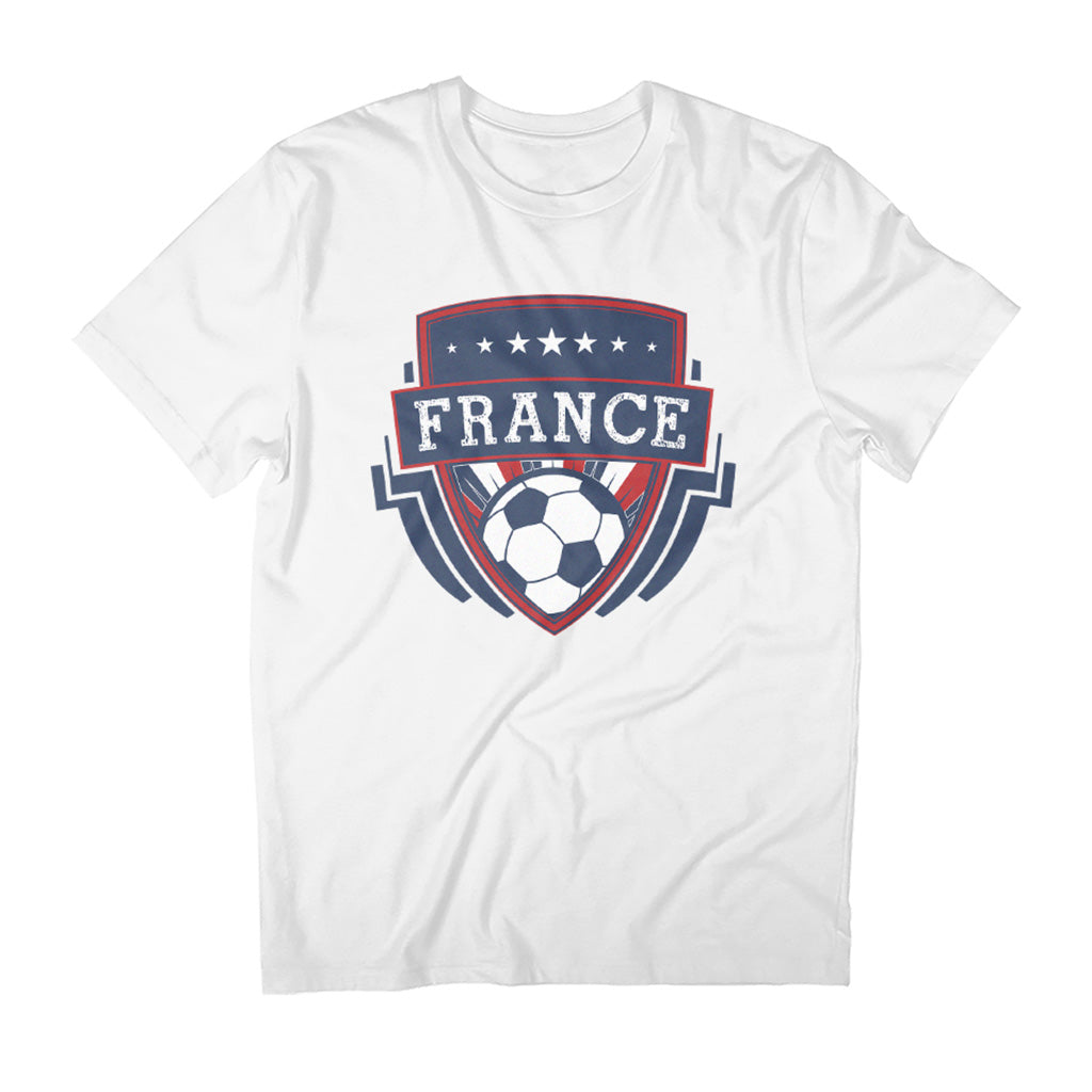 France Emblem Badge World Cup Football Men's T-Shirt