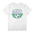 Brazil Emblem Badge World Cup Football Men's T-Shirt