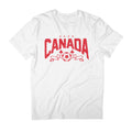 Canada Red Text World Cup Football Banner Men's T-Shirt