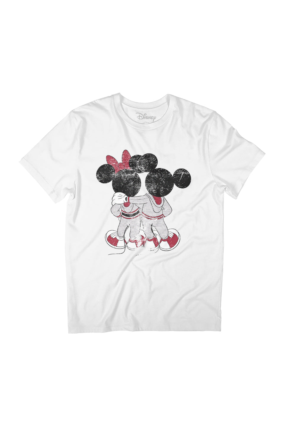 Disney Mickey And Minnie Mouse Together Distressed Back product image 1