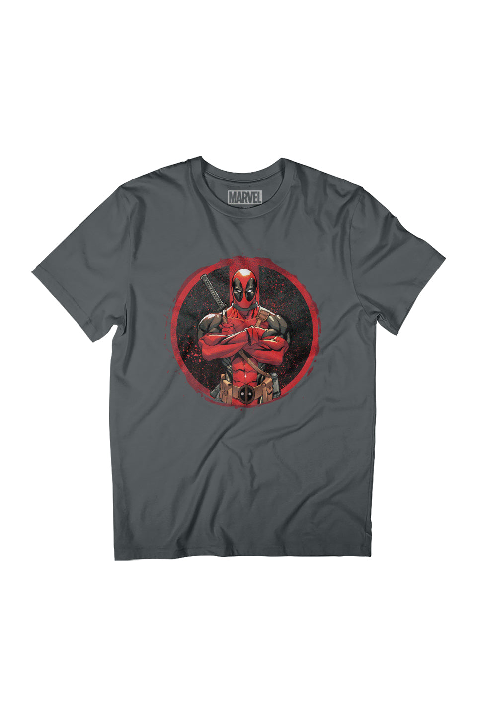 Marvel Deadpool Blood Splatter Arms Folded Women's Relaxed product image 1