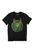 Marvel Loki Gold Horns Helmet Logo Women's Relaxed Fit product image 1