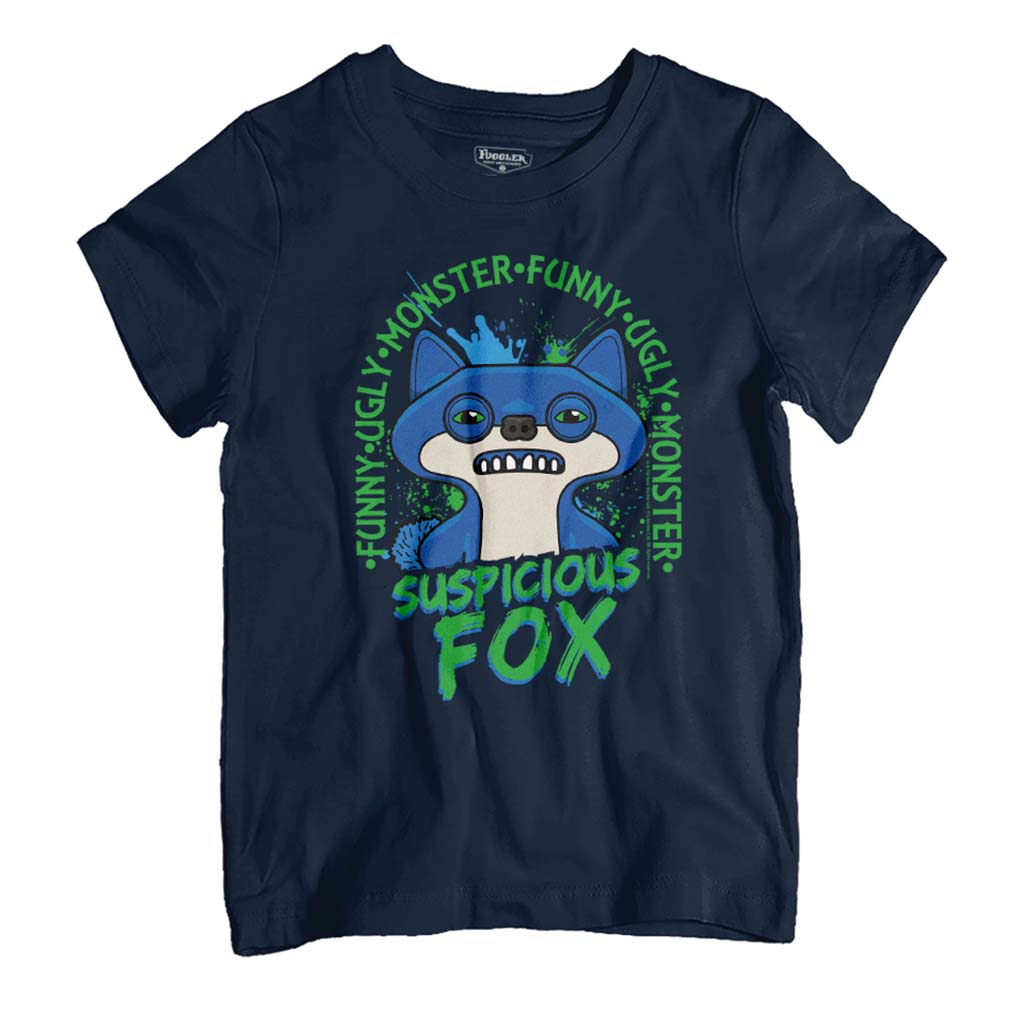Fuggler Suspicious Fox Blue Kid's T-Shirt product image 1