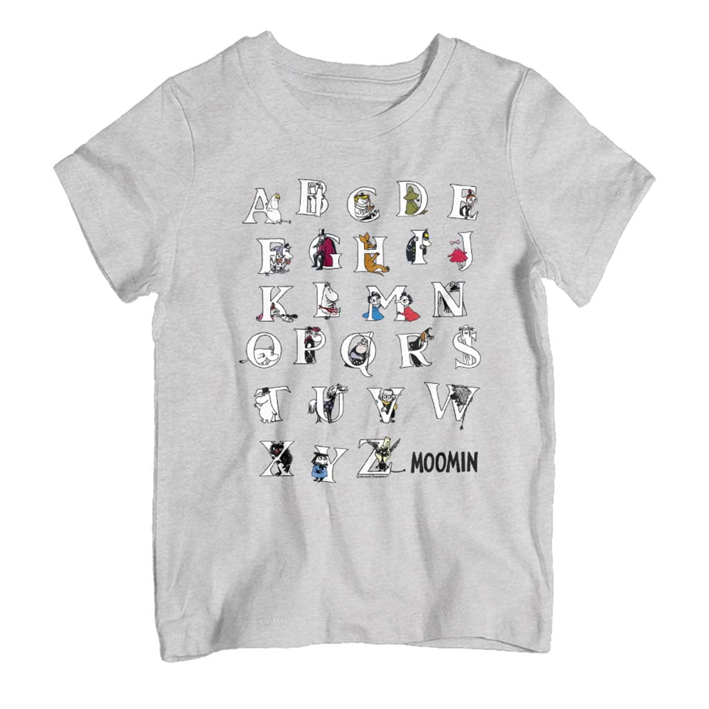 Moomin Colour Alphabet Kid's T-Shirt product image 1