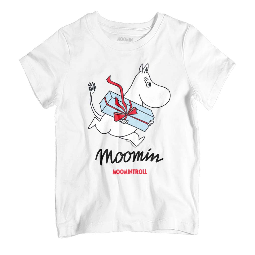Moomin Moomintroll Carrying Present (Baby Blue Kid's T-Shirt product image 1