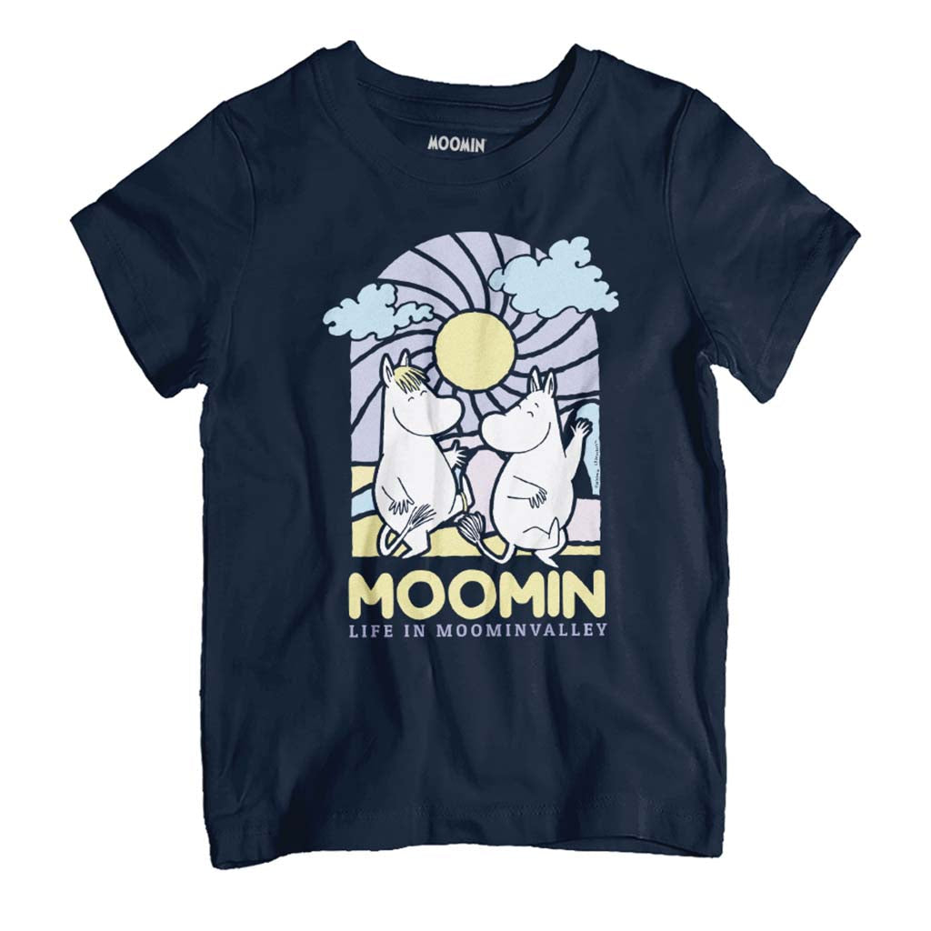Moomin Life In Moominvalley Stained Glass Style Dark Kid's product image 1