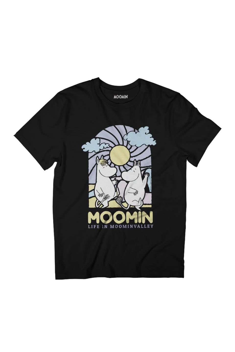 Moomin Life In Moominvalley Stained Glass Style Dark product image 1