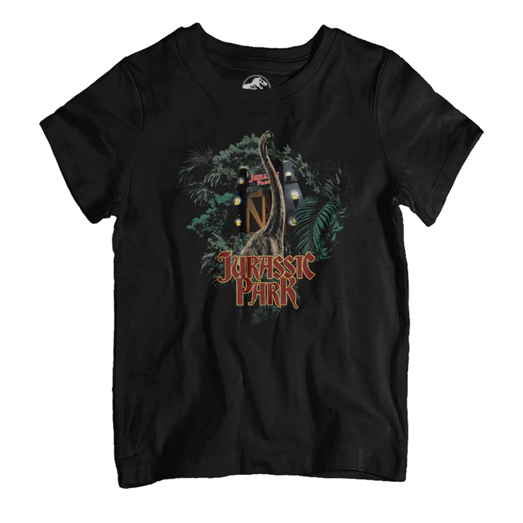 Jurassic Park Entrance Brachiosaurus Kid's T-Shirt product image 1