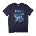 Jurassic Park Raptor Rp02 Blue Men's T-Shirt product image 1