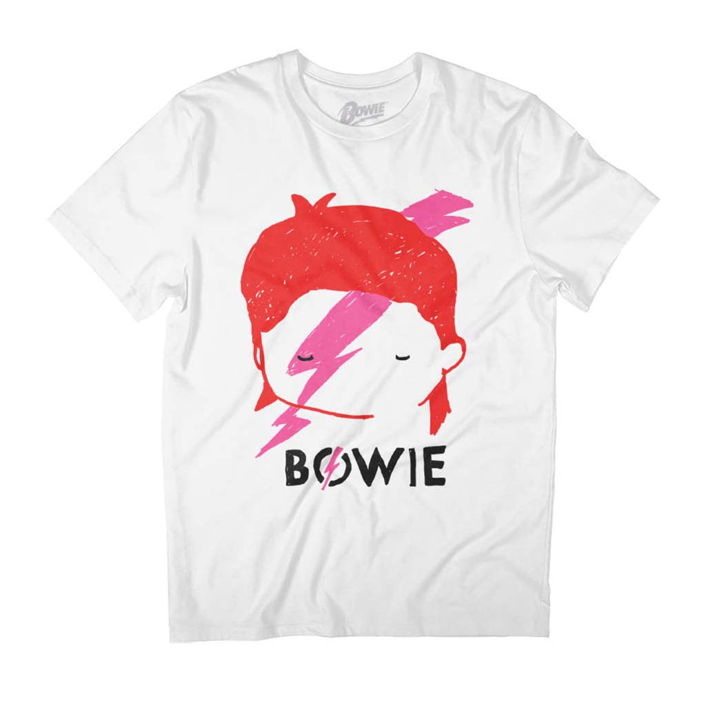 David Bowie Aladdin Sane Lightning Bolt Sketch Women's product image 1