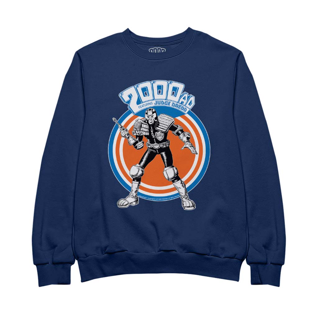 2000 AD Featuring Judge Dredd Comic Art Men's Sweatshirt product image 1