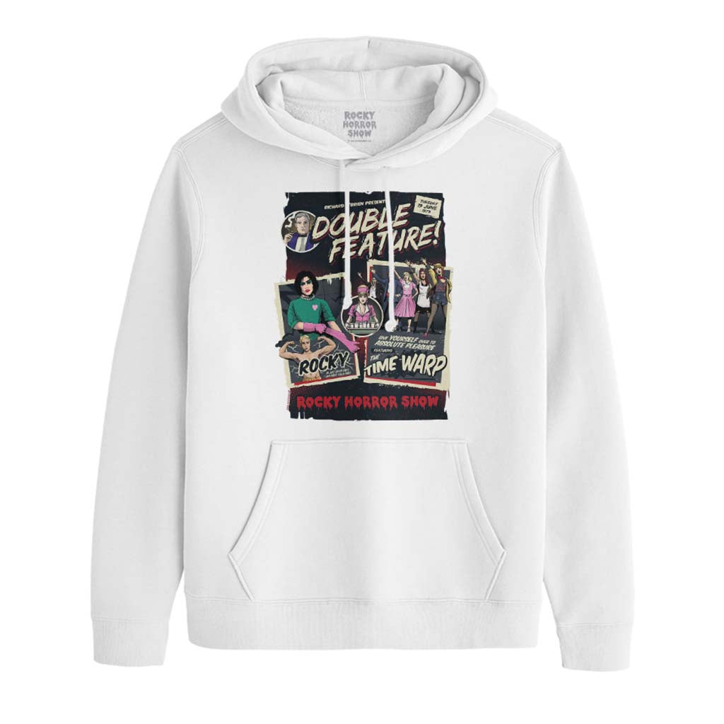 Rocky Horror Show Double Feature Posters Men's Hooded product image 1