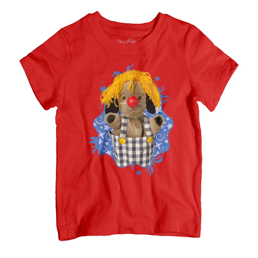 Sooty Sweep Dressed As Clown Kid's T-Shirt product image 1