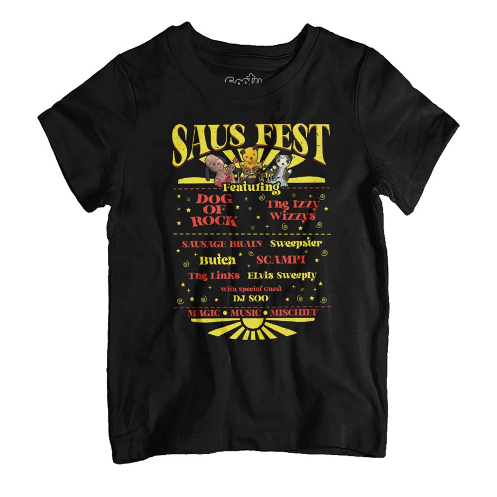 Sooty Saus Fest Music Festival Kid's T-Shirt product image 1